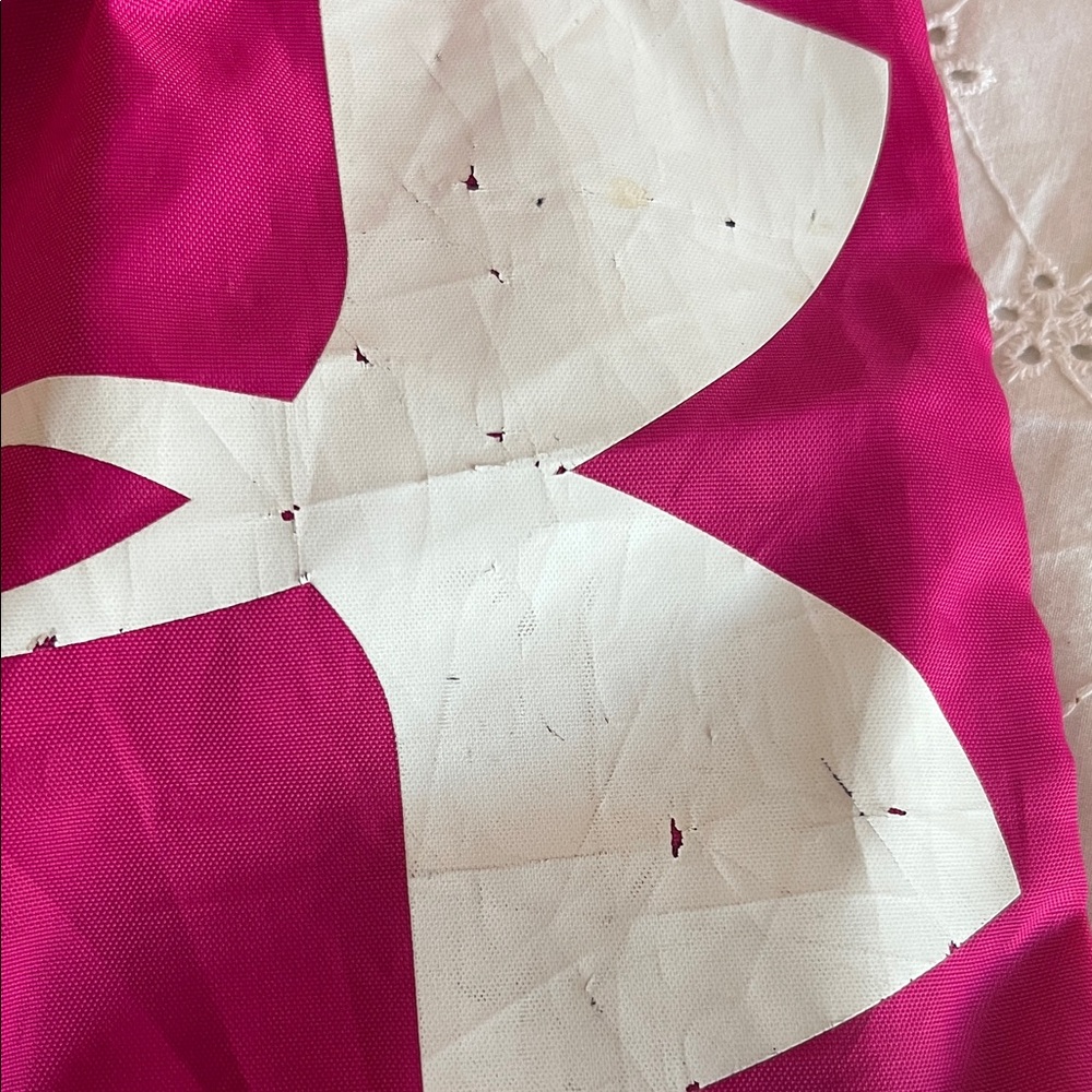 Under Armour Fuchsia Drawstring Backpack - Picture 3 of 5